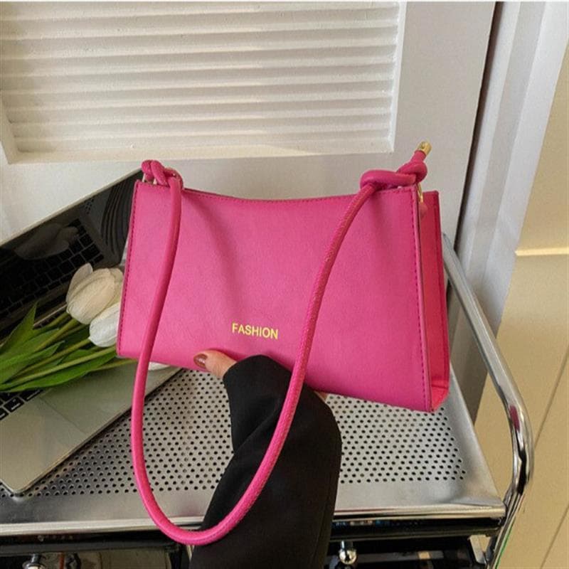 Moda francesa exclusiva na moda simples bolsa feminina axilas 2025 novo estilo bolsa de ombro Commuter bolinho saco do m