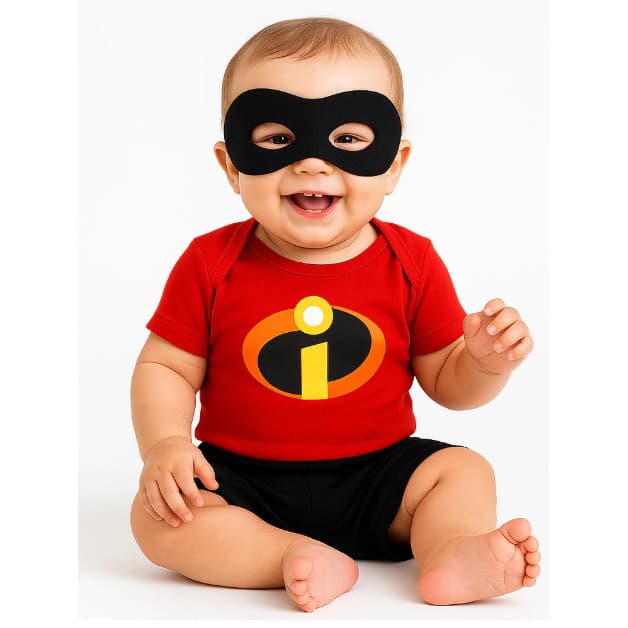 Body Infantil Bebê Infantil Mêsversário Temático Os Incríveis Promoção