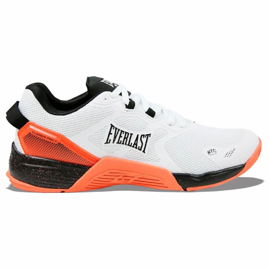 Tênis Everlast Climber Pro 3 Unissex Training BrancoLaranja