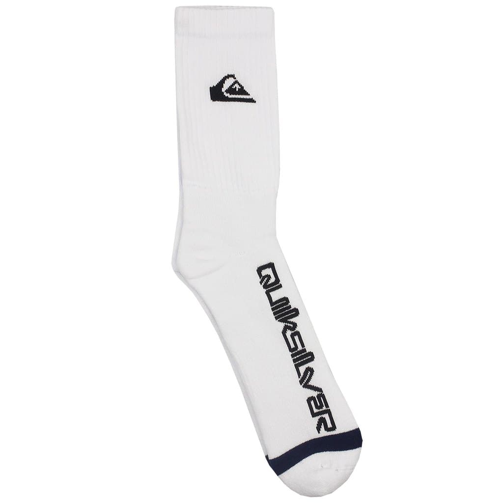 Meia Quiksilver Cano Alto Branca