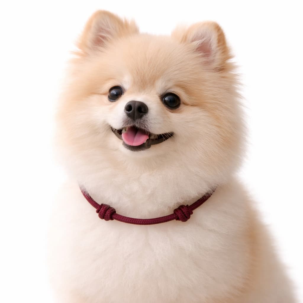 Colar Ajustável para Lulu da Pomerânia – Feito com Corda Resistente