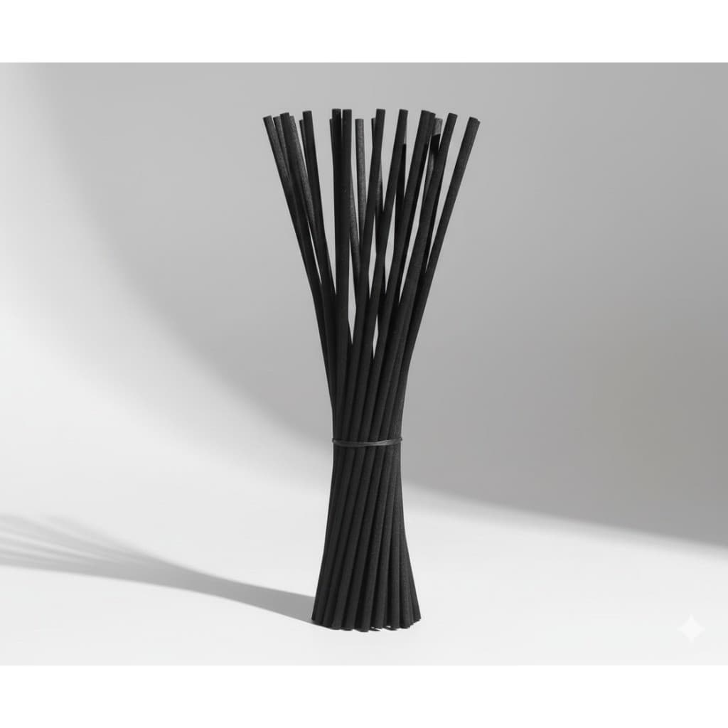 Varetas para Difusor de Ambiente em Fibra de Algodão 25cm 4mm Preta