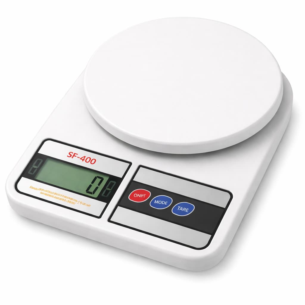 Balança de cozinha digital Electronic SF-400 pesa até 10kg branco