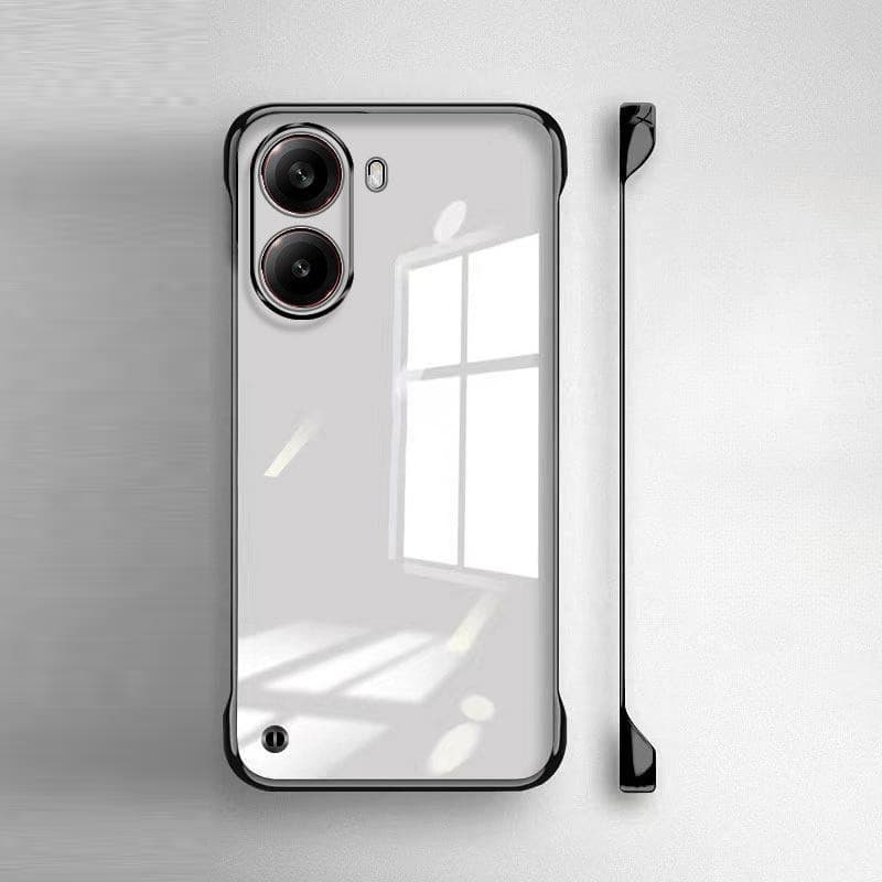 Para Redmi Turbo 4 Pro Sem Moldura Galvanoplastia PC Caso De Telefone Duro 4Pro 3 Anti-Amarelecimento Capa Traseira Escu
