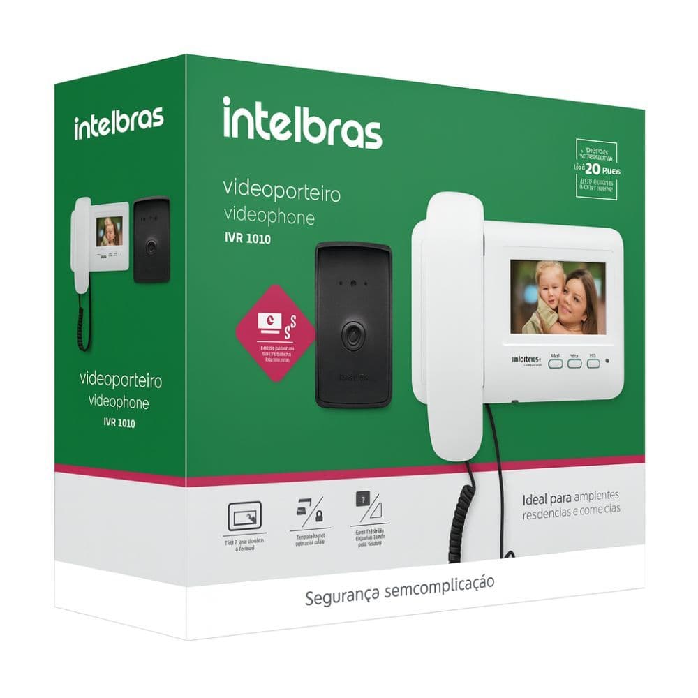 VIDEO PORTEIRO IVR1010 INTELBRAS