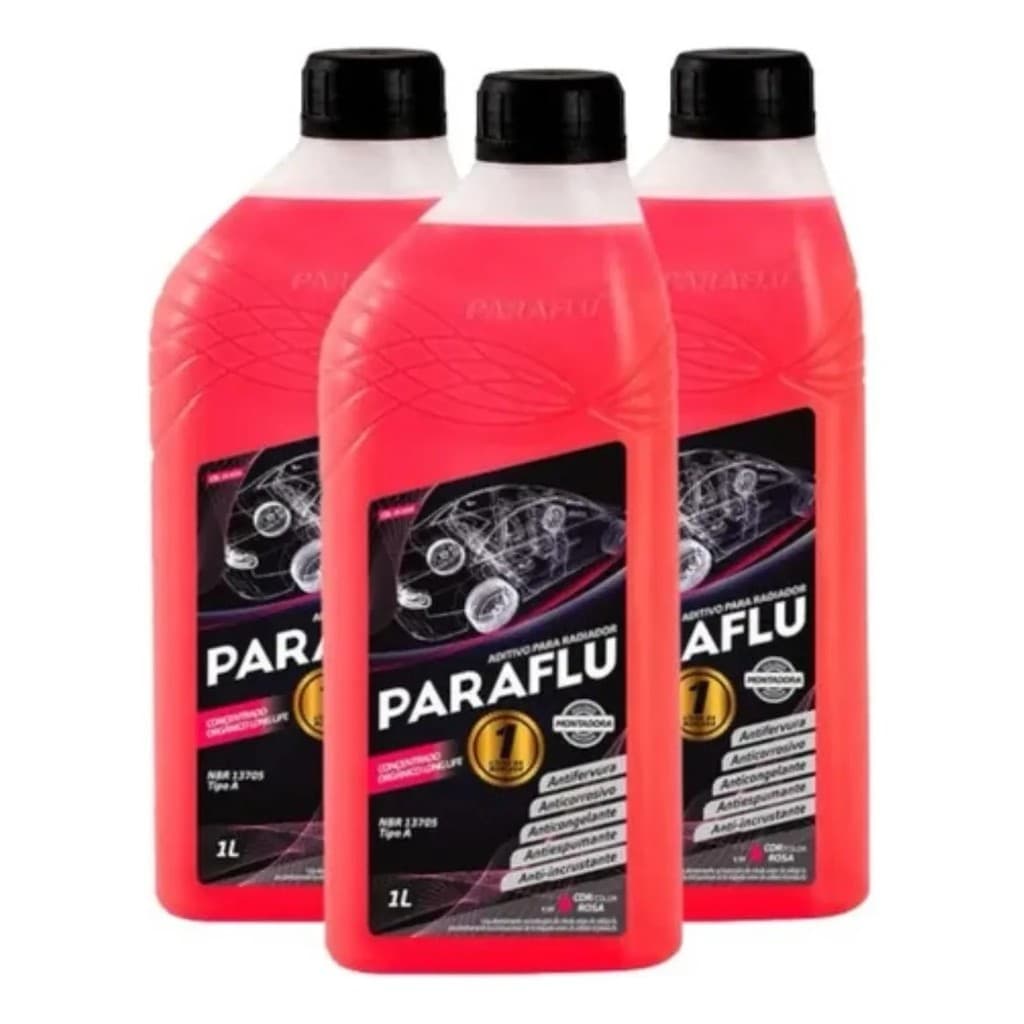 Aditivo para Radiador Paraflu Anticongelante Rosa 1L