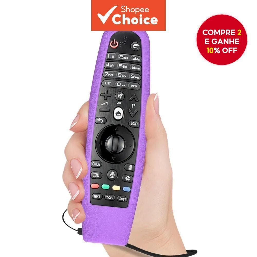 Capa de silicone estilosa para o controle remoto LG Magic AN-MR18BA MR19BA AN-MR600 AN-MR650A - Capa protetora de