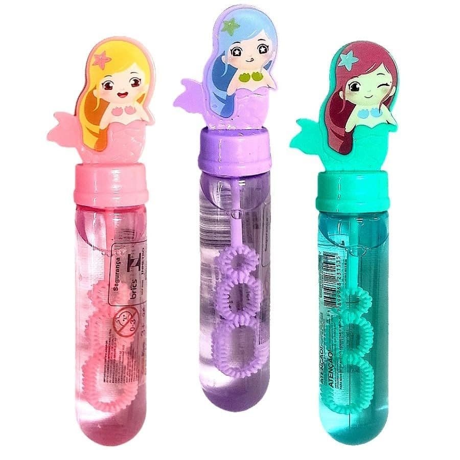 Brinquedo Bolha De Sabao  Sereia  Bubble Toys - Box Com 24 U