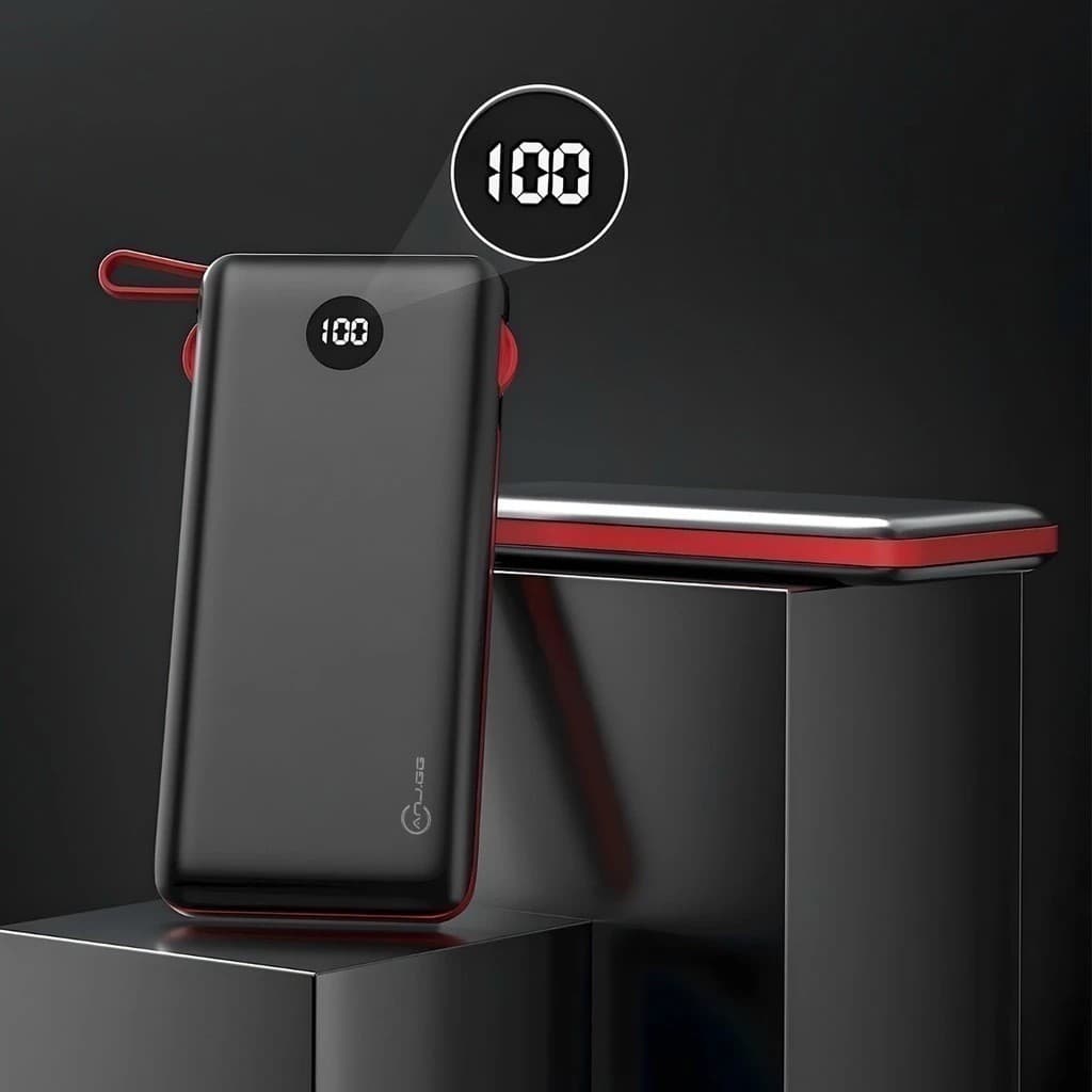 Carregador Digital Portátil Power Bank De 20.000mah Compatível Com iPhone E Samsung B129