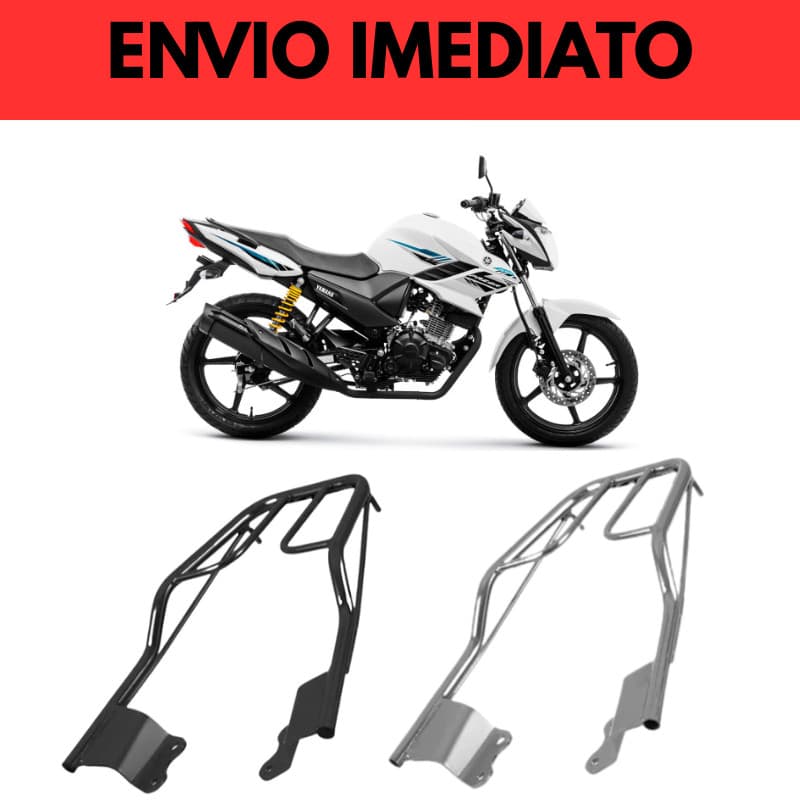 Bagageiro Churrasqueira Modelo Sansão Moto Yamaha Fazer 150 2014 Até 2016 Pro Tork ENVIO IMEDIATO
