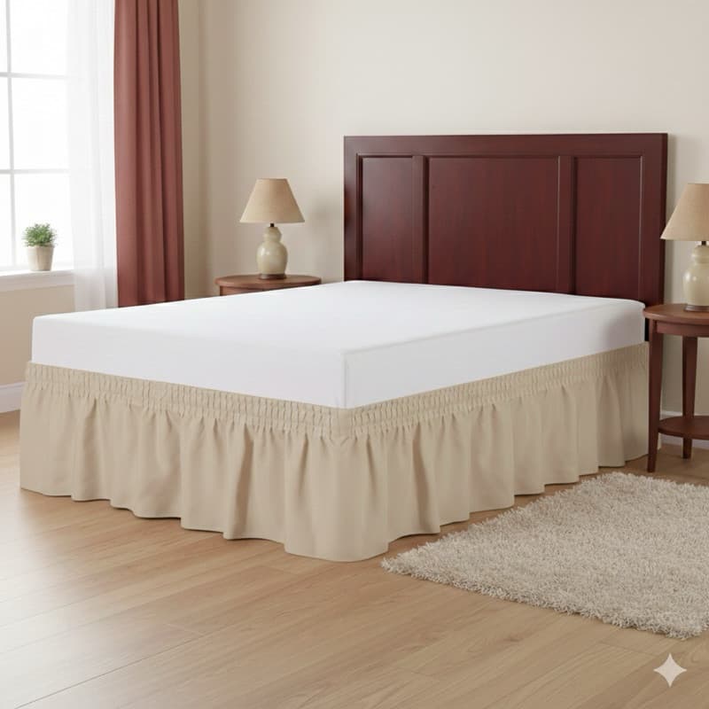 Saia Box Para Cama Box Ajustável  Solteiro Casal Queen King