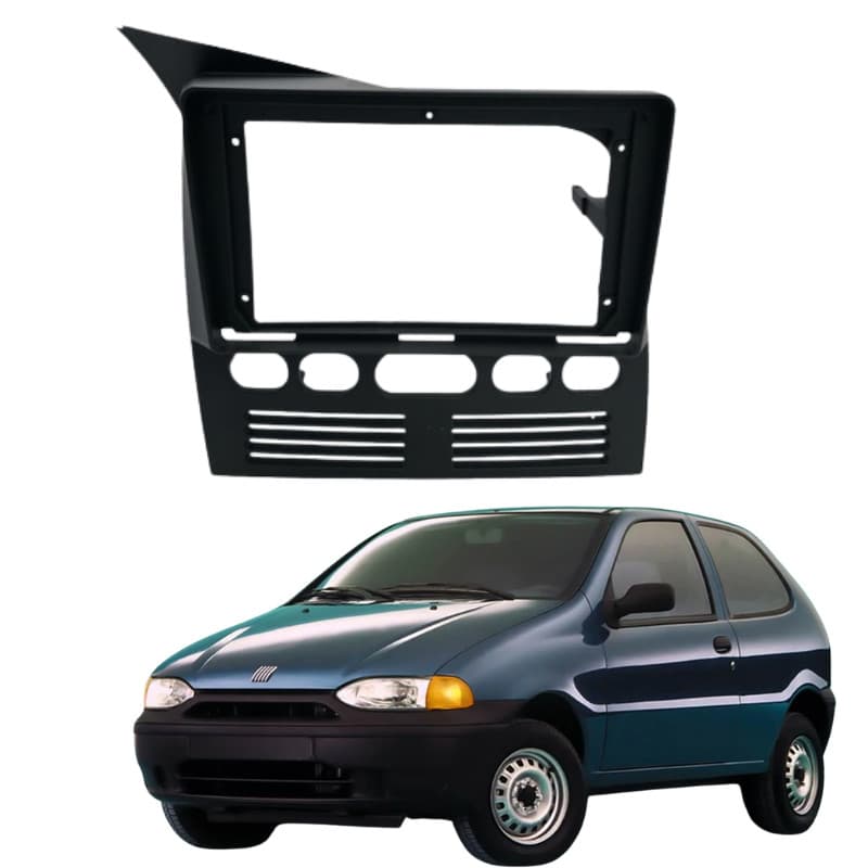 Moldura 9"Polegadas Para Multimídia Fiat Palio Siena Strada G1