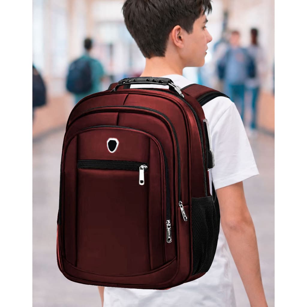 Mochila Masculina Feminina Escolar Cursinho Espaço Notebook Porta Garrafa Espaçosa