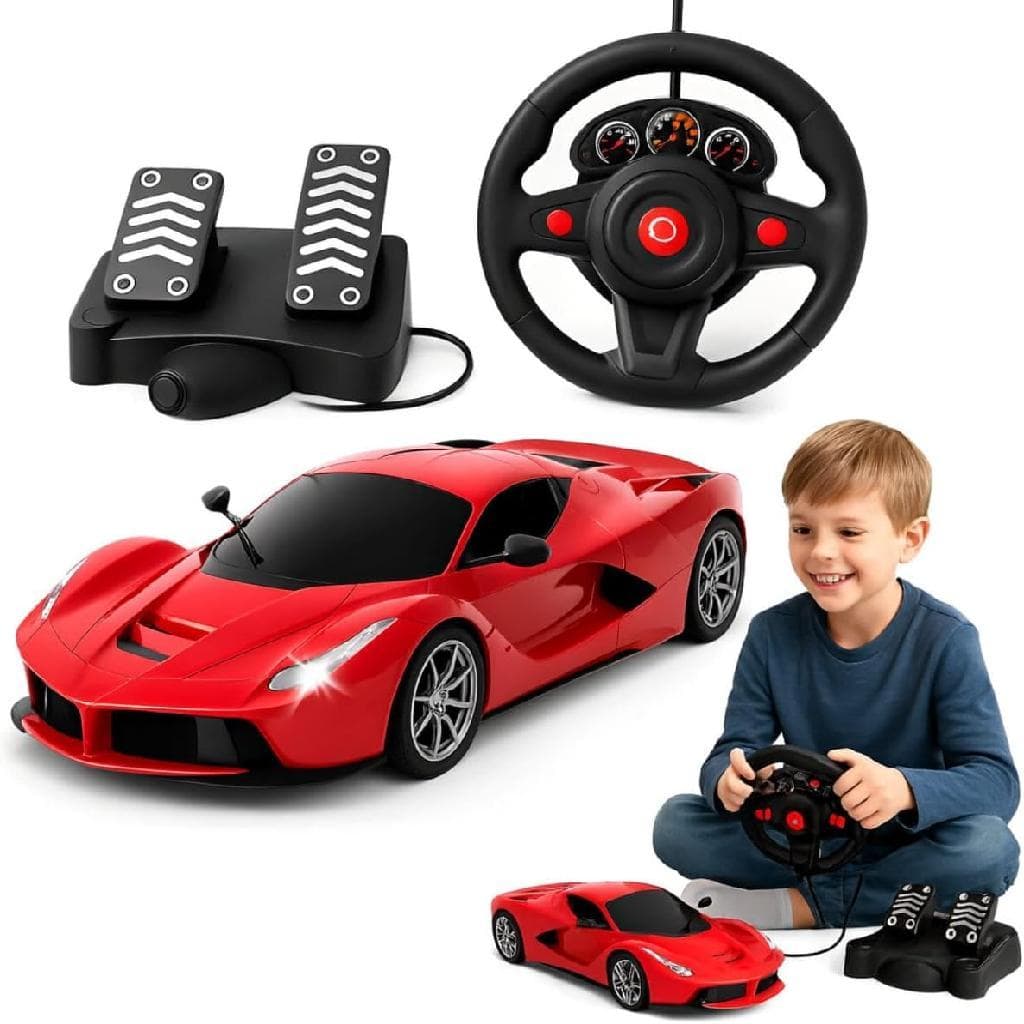 Carrinho 1:16 Hot Wheels RC Turbo Vermelho - BR2444