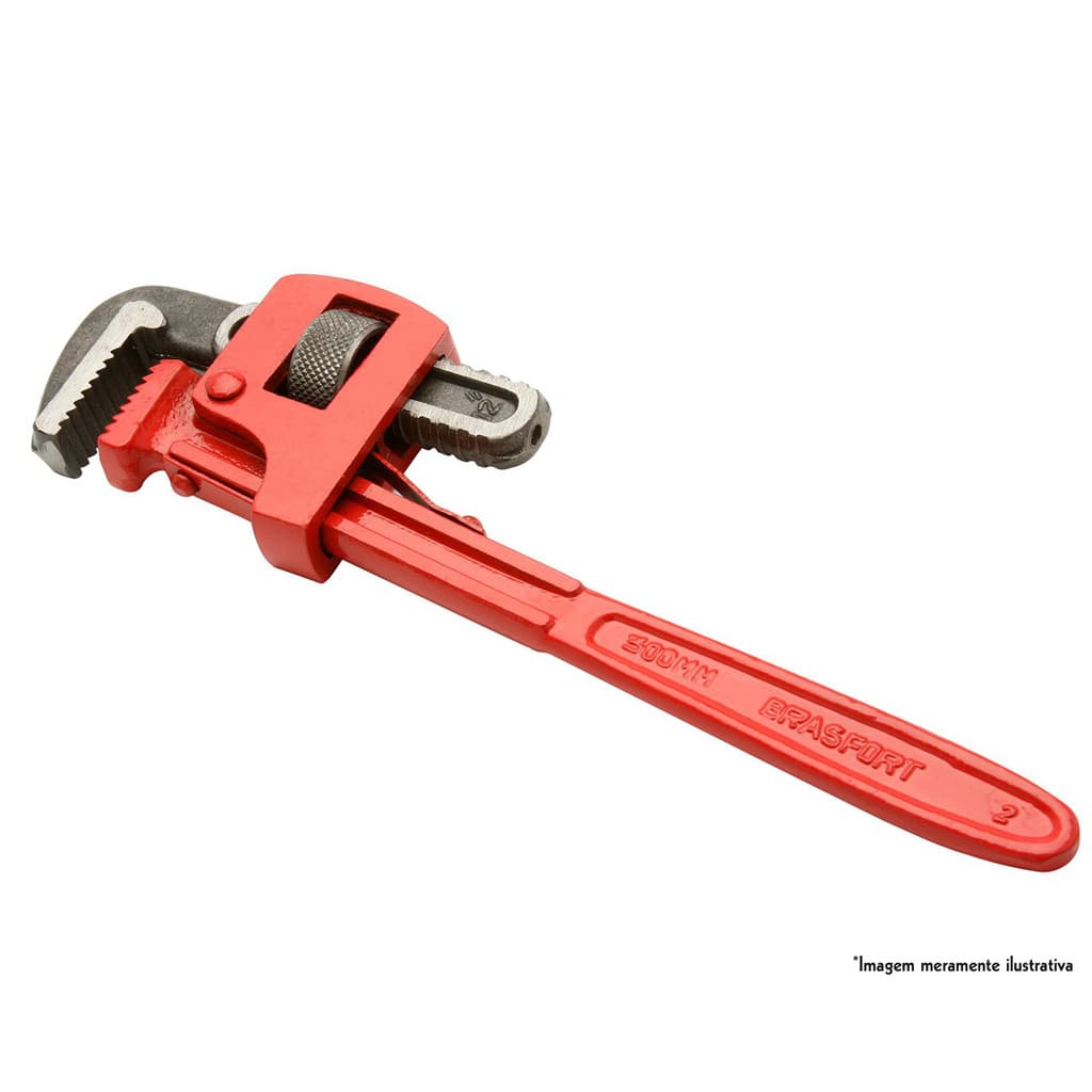 Chave Grifo Ajustável 8" Brasfort 6009 - Para Manutenção, Encanamento e Reparos