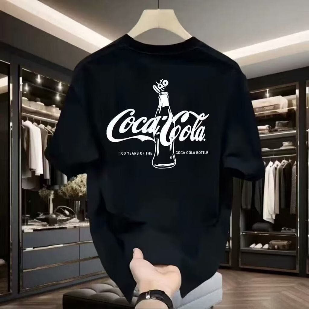 Camiseta unissex 100% algodão de alta qualidade - tema Coca-Cola estilo retrô clássico