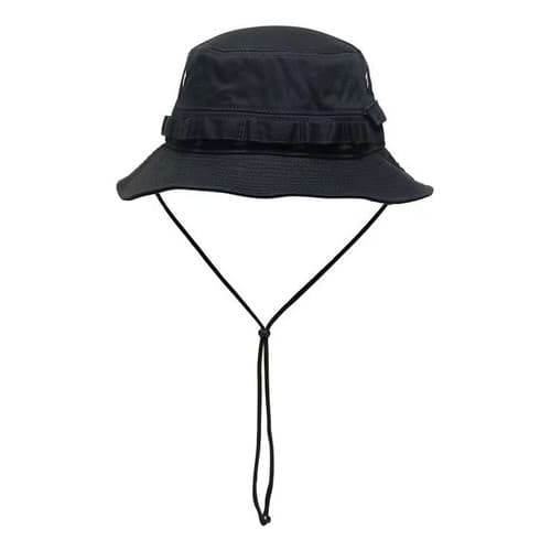 Chapéu Bucket Tático com Cordão - Boonie Hat Militar Pesca e Trilha Resistente com Alça Ajustável