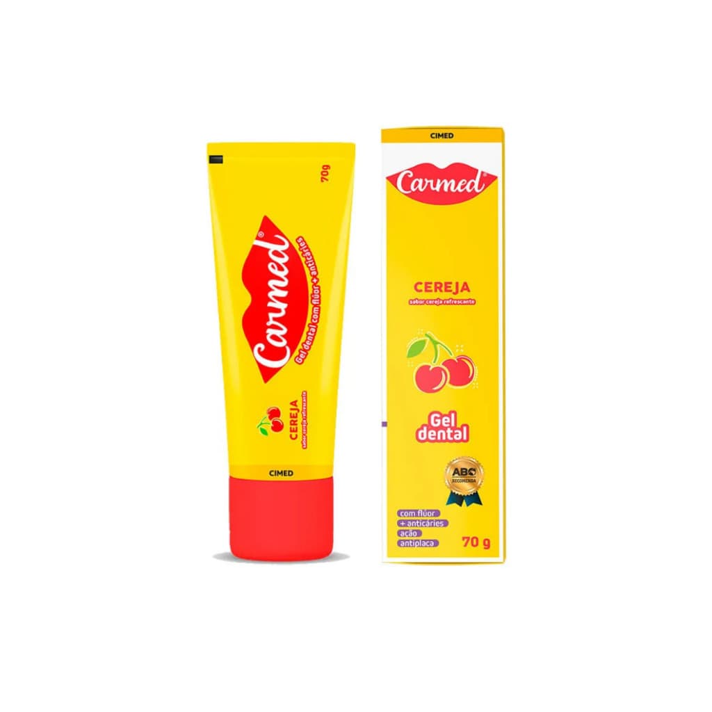 Gel Dental infantil Carmed Cereja Refrescante   70g
