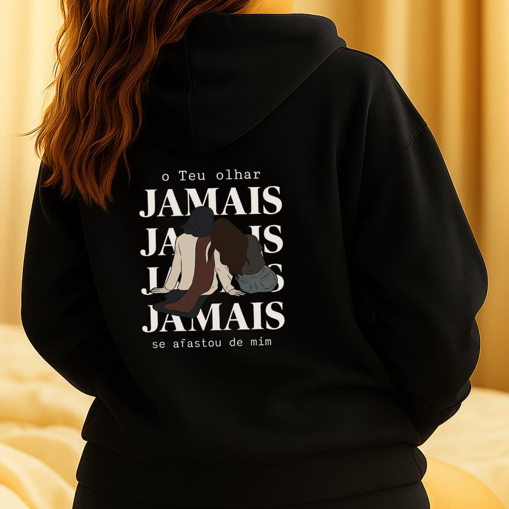 Moletom Canguru Unissex Estampado Jesus 100% Algodão Blusa de Frio Forrado Com Capuz E Bolso
