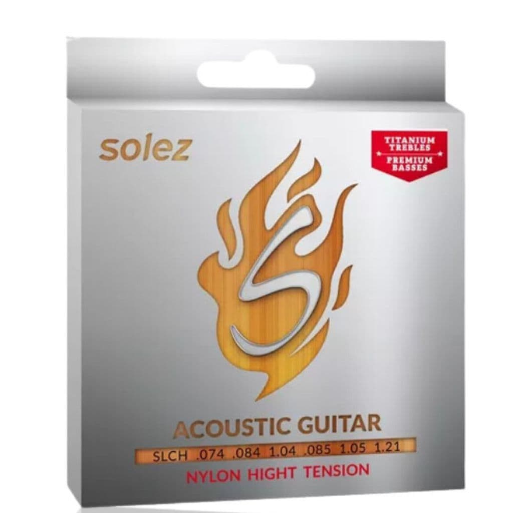 Encordoamento Violão Nylon Solez SLC H Tensão Alta