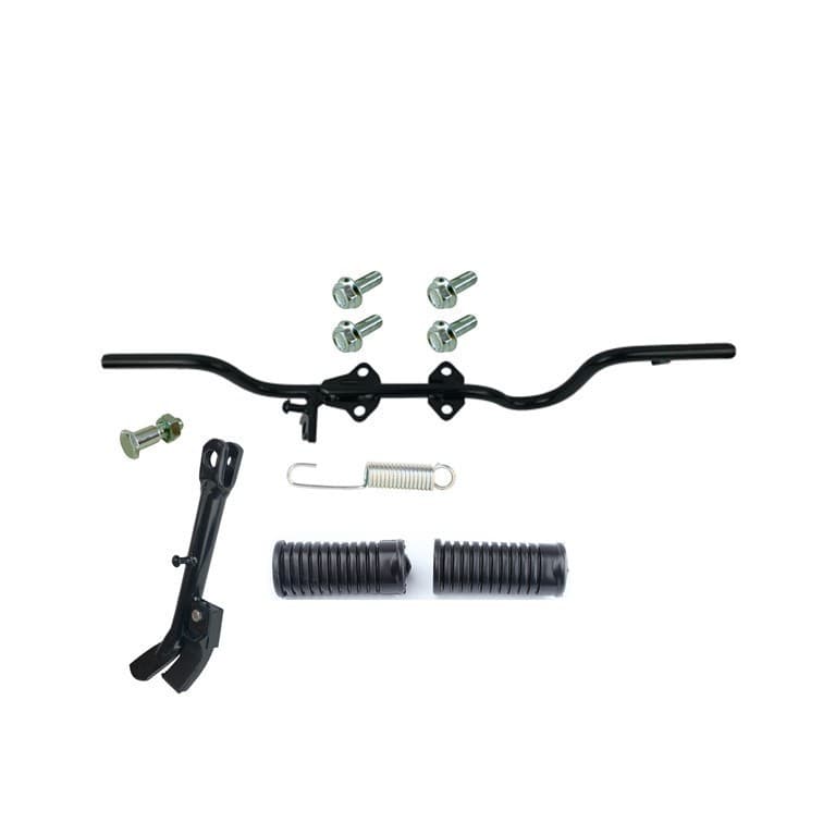 Estribo Kit Completo + Descanso Lateral Honda Biz 100 1998 A 2005
