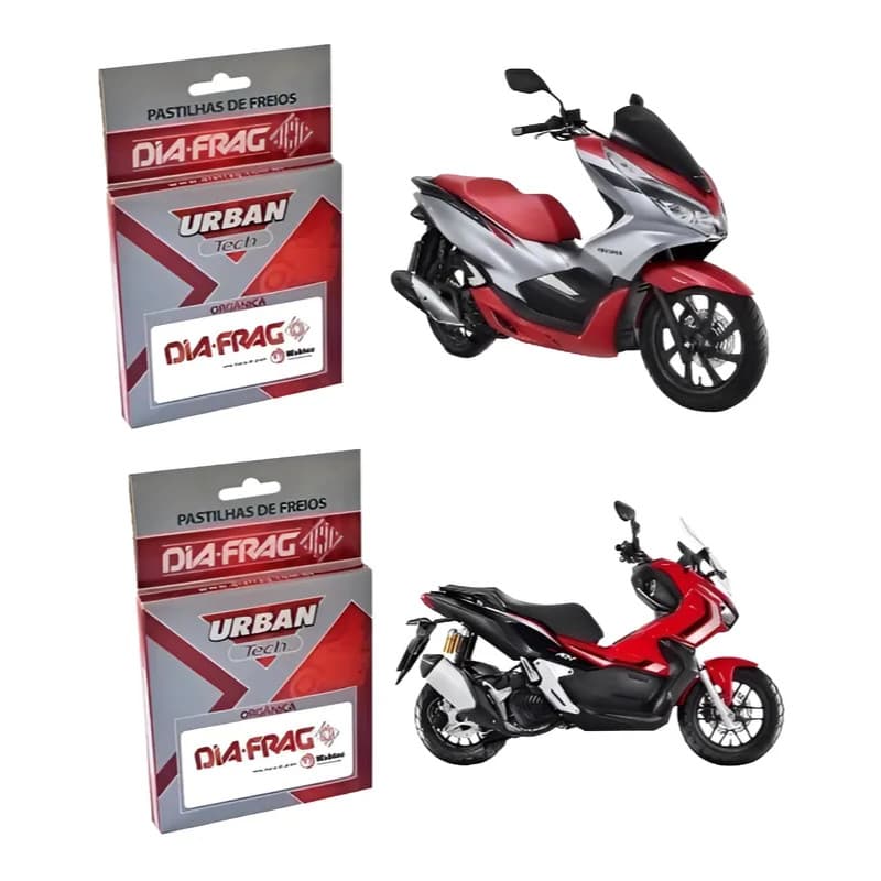 Kit Pastilhas De Freio ORIGINAL DIAFRAG HONDA PCX 150 - 160 - ADV 150 C0M ABS 20850 - 20910