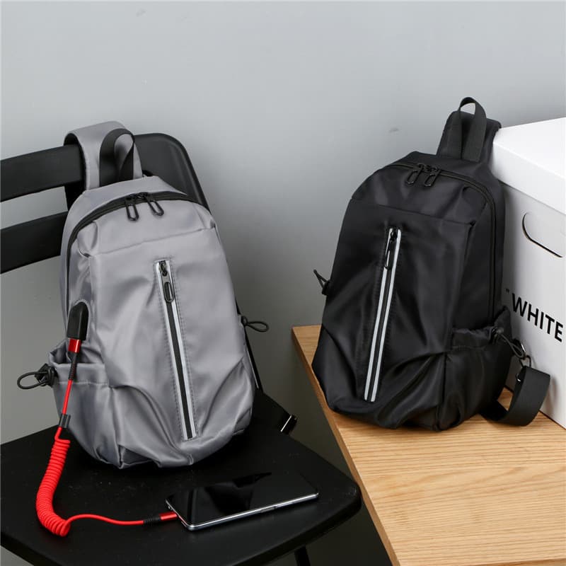 Bolsa mensageiro masculina de um ombro pequena mochila masculina bolsa de peito feminina ciclismo esportes escalada de m