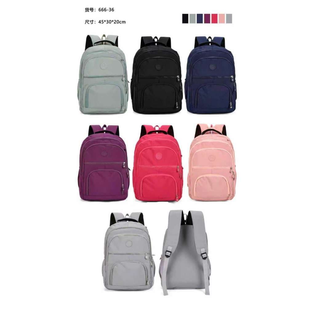 Mochila Feminina Grande Escolar Faculdade Trabalho Leve com Compartimentos