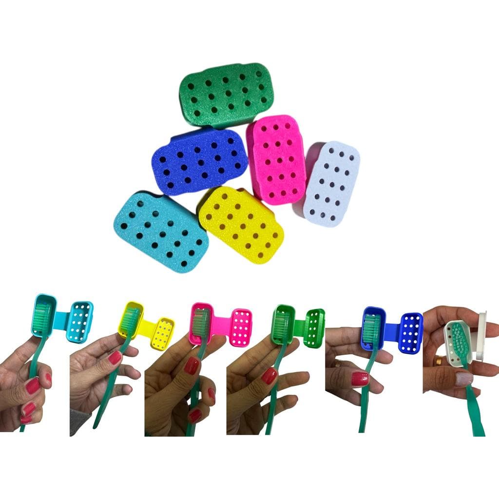 Organize e Proteja Escovas com Kit 4 Capas Protetoras