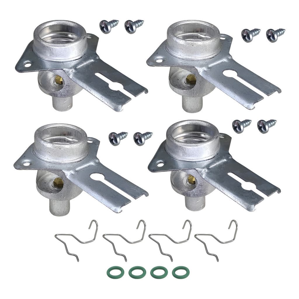 Kit 4 Venturis 2gd + 2pq Fogao Consul + parafuso + trava Oring