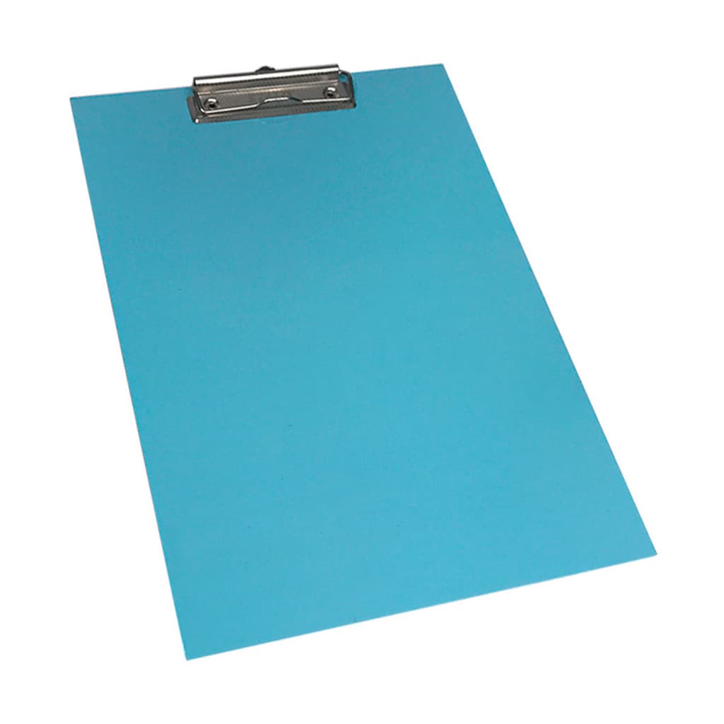 PRANCHETA OFFICE PRENDEDOR METAL AZUL BB OFICIO A4