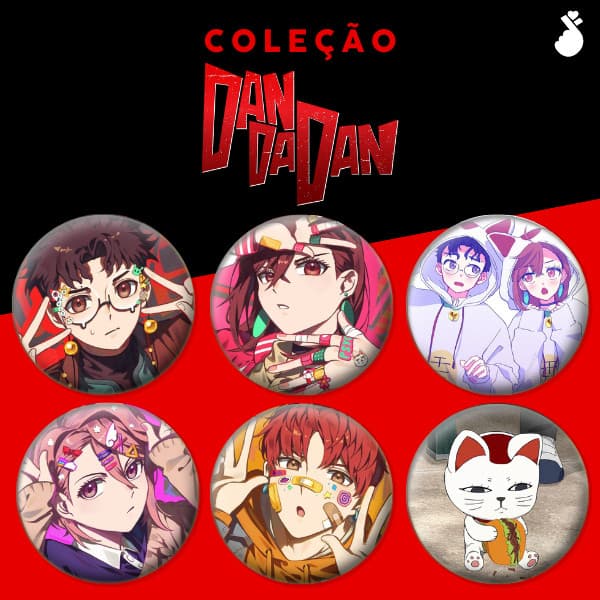 Bottons - Dandadan (Broche okarun Ken Takakura momo ayase Aira Shiratori turbo granny