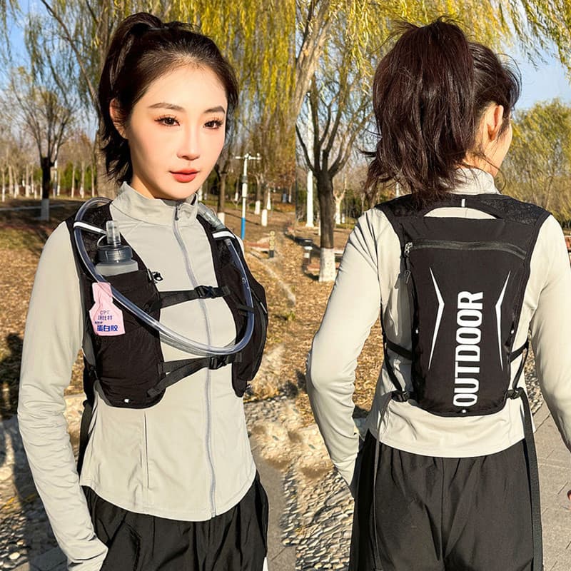 Caminhadas ao ar livre montanhismo profissional das mulheres dos homens maratona correndo mochila Cross Country correndo