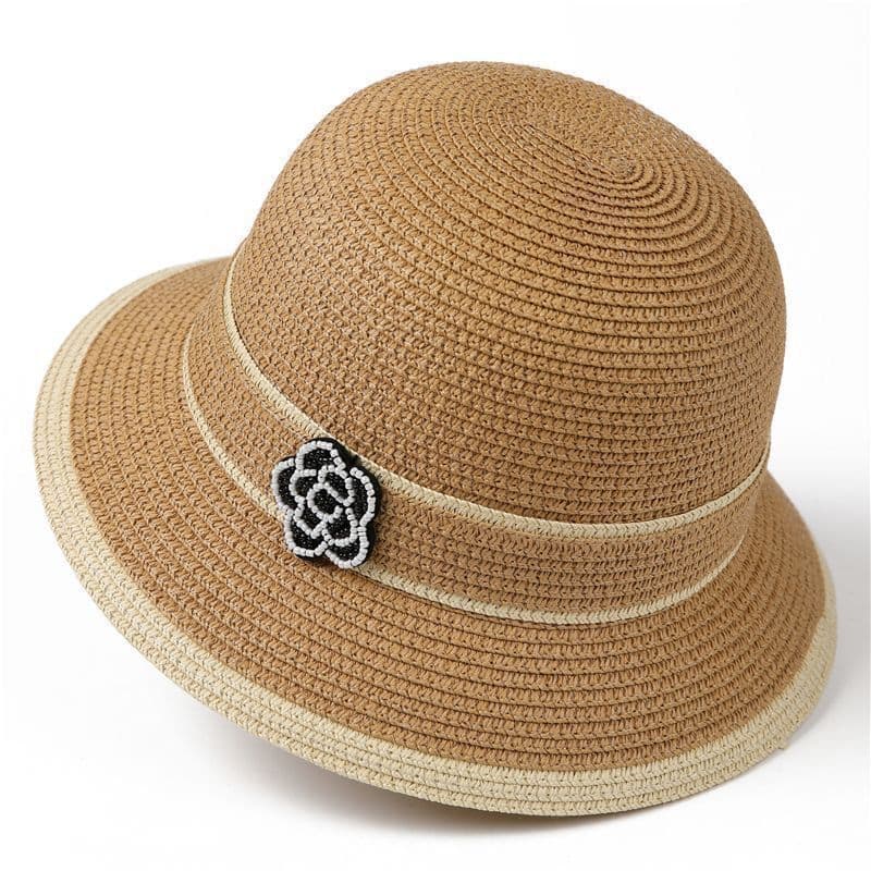 Chapéu de sol da moda feminino dobrável protetor solar à beira-mar chapéu de sol