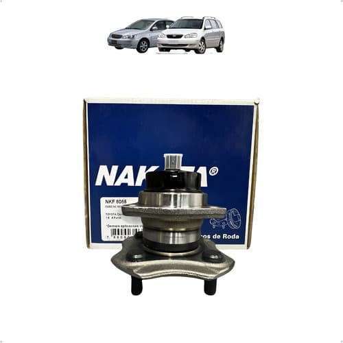 Cubo Roda Traseiro Rolamento Fielder Com Abs 2002 Até 2008