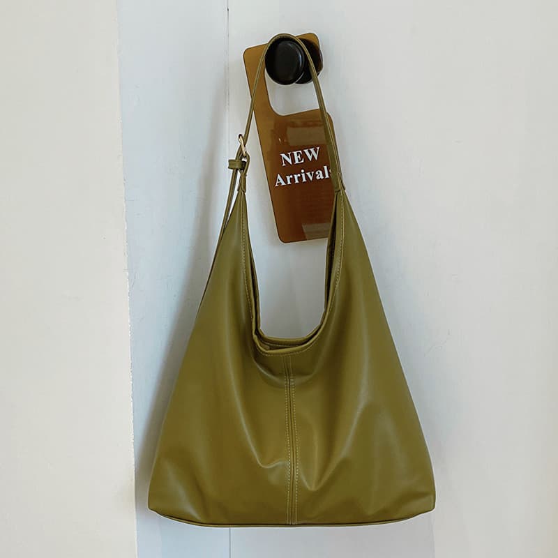 Commuter bolsa feminina de grande capacidade 2025 novo estilo versão coreana bolsa feminina mão realizar couro macio Sup