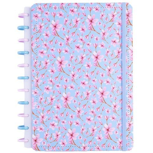 Caderno Medio Capa Dura Discos Reposicionaveis Organizador Papel Premium Duravel Escolar