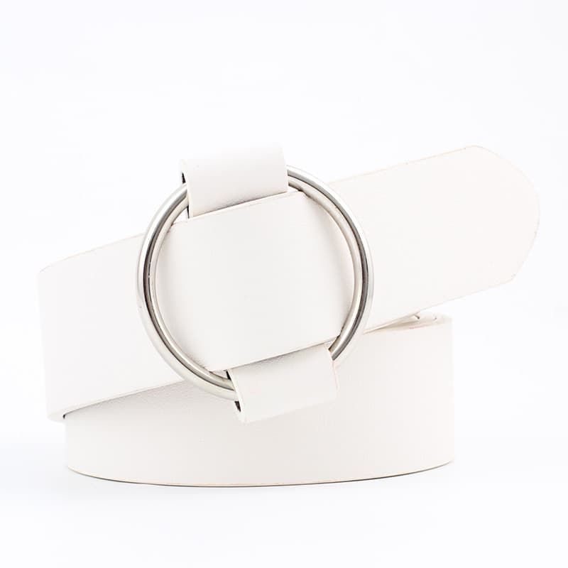 Cinto sem perfuração elegante All-match decorativo cinto largo calças cinto feminino combinar Jeans não perfurado anúnci