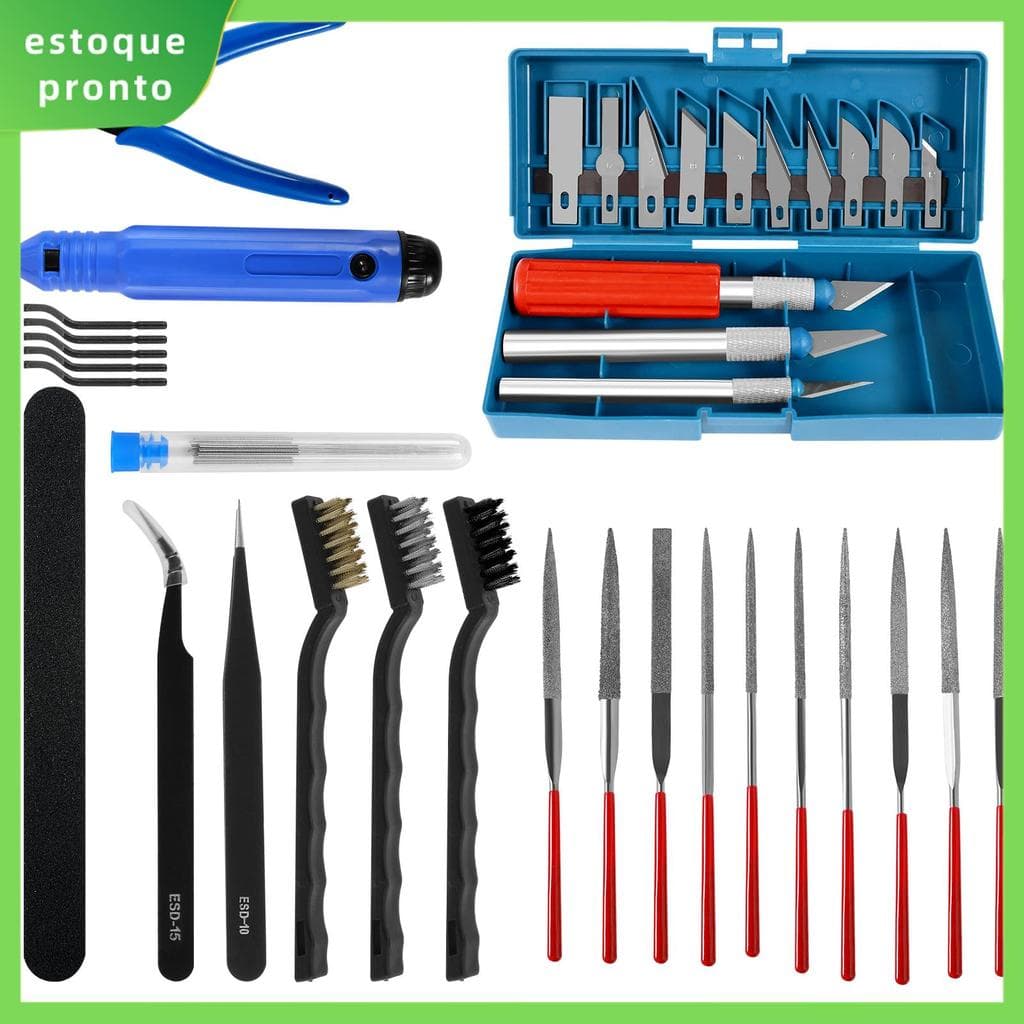 46 Pçs Kit De Ferramentas Impressora 3D Multiuso Acessórios Da Conjunto Durável Remoção E Ferramenta Limpeza SHOPSKC7224