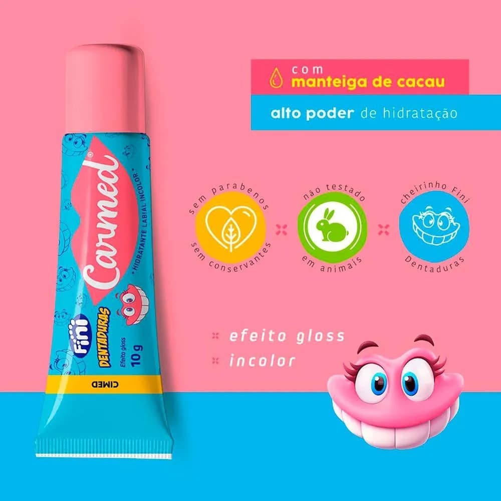 Hidratante Labial Fini - Carmed - Dentaduras