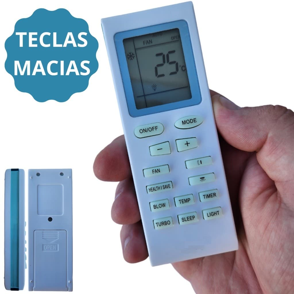 Controle Ar Cond Split Compatível Gree Yb1f2 Yb1fa Yb1f Bay