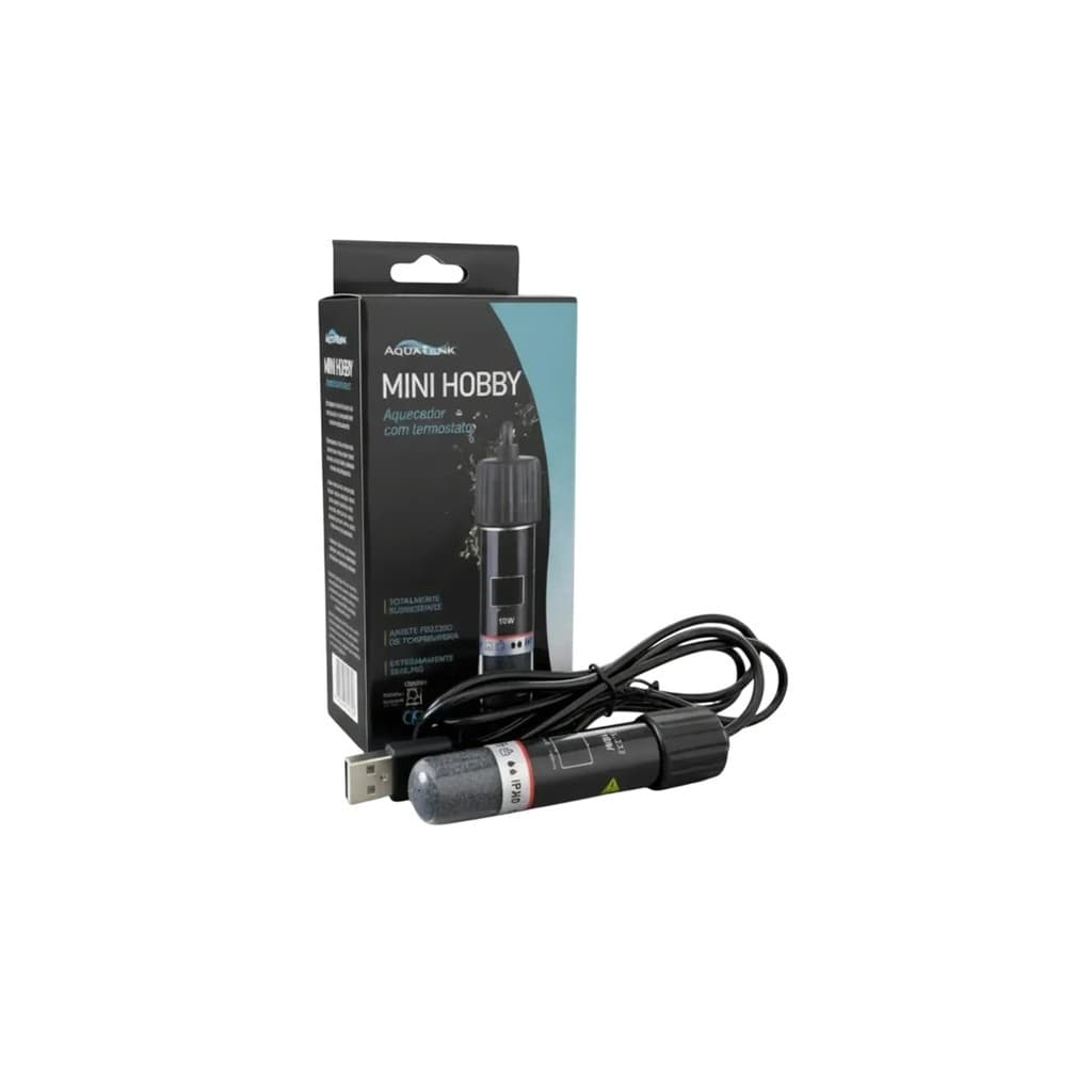 Termostato Aquatank Mini Hobby 10w Betta 10 L 26°c 127/220v
