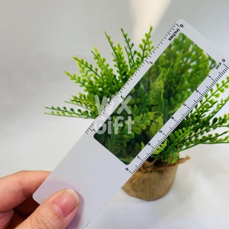 Régua 8cm Com Lupa de Plástico - Win Paper / WX Gift
