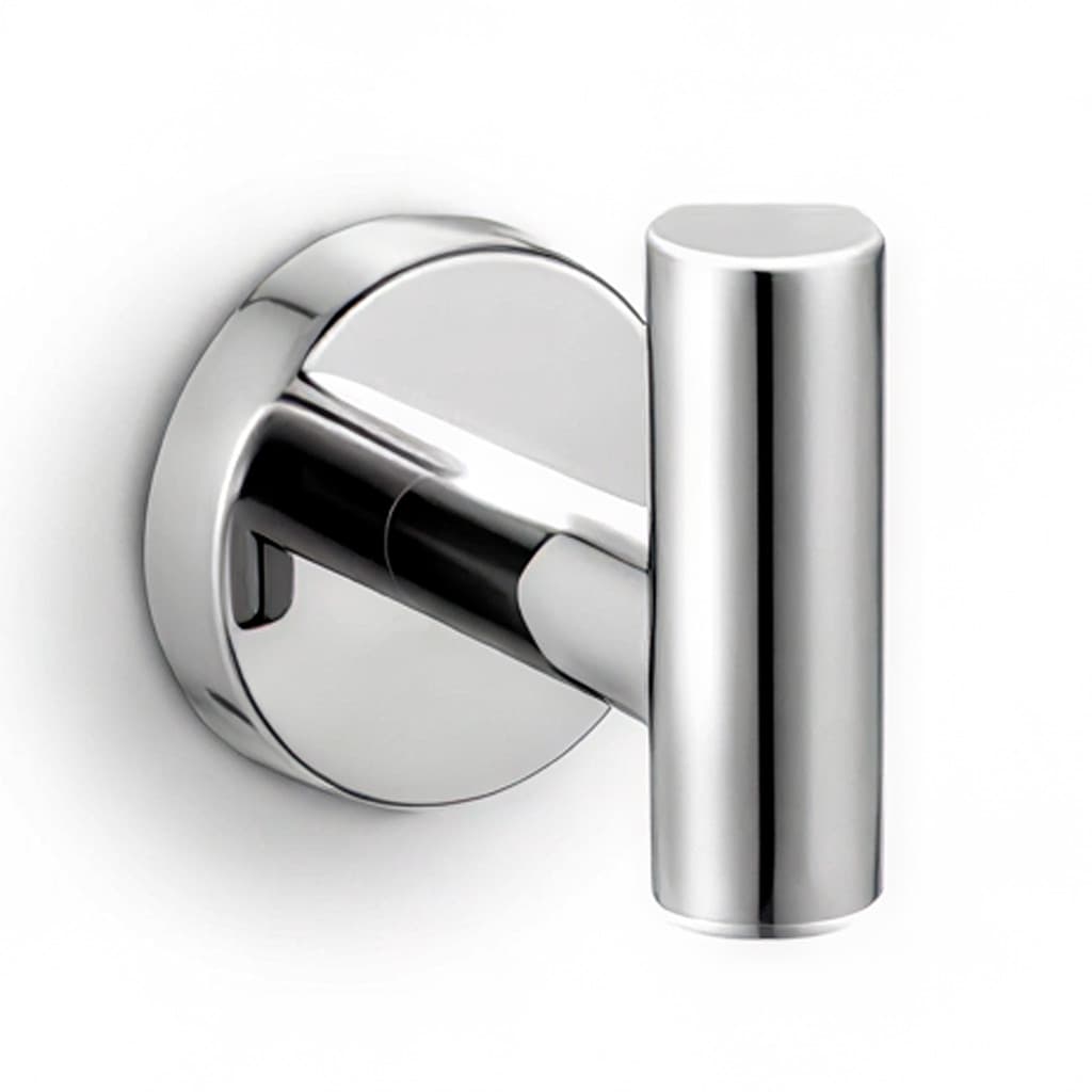 Cabide Suporte Gancho de Toalha de Parede Aço Inox Cromado Luxo