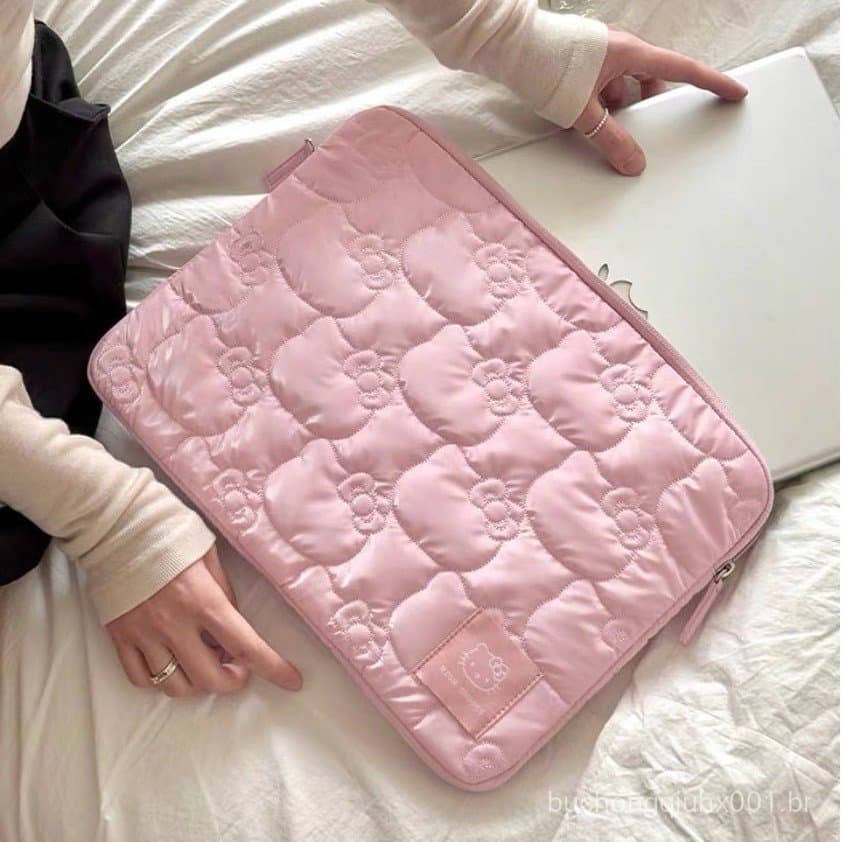 Bolsa Interna Para Laptop KAZUM Fofa Hello Kitty Coreana De Armazenamento Tablet iPad De 11/13/15 Polegadas