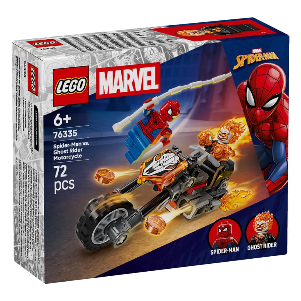 Lego Super Heroes 76335 Homem-aranha Vs Motoqueiro Fantasma
