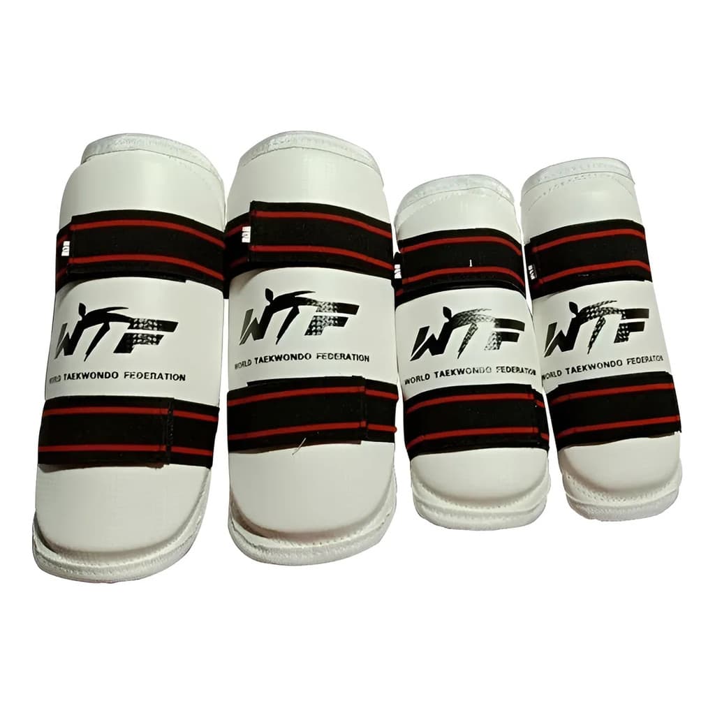 Kit Protetor Antebraço E Caneleira Taekwondo WTF (OFICIAL) - Competição