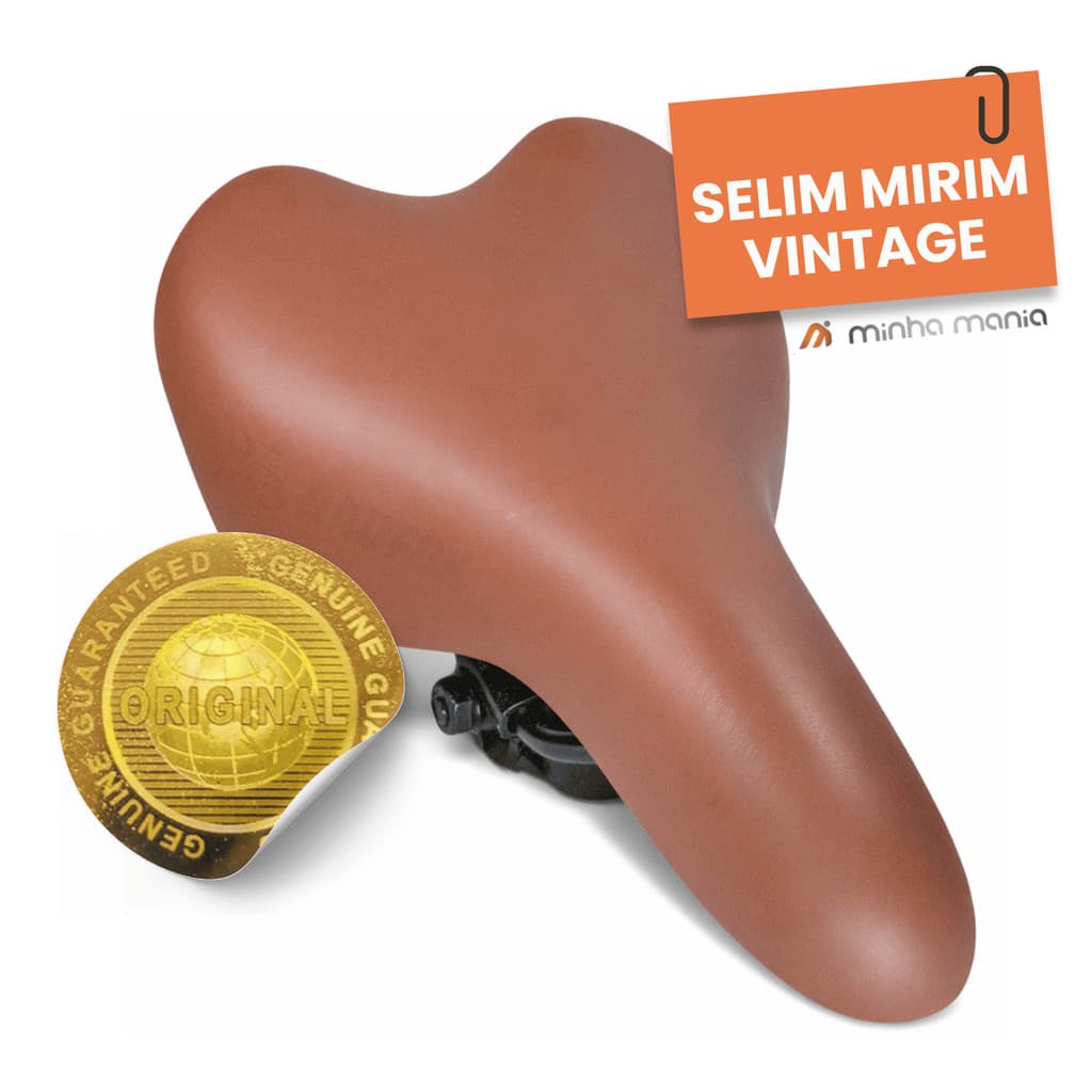 selim banco de bicicleta infantil confortável aro 12/16/20 marrom