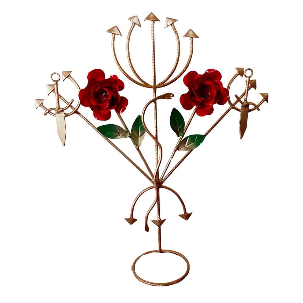 Ferramenta De Assentamento Para Pombo Gira - Dourado Modelo 4