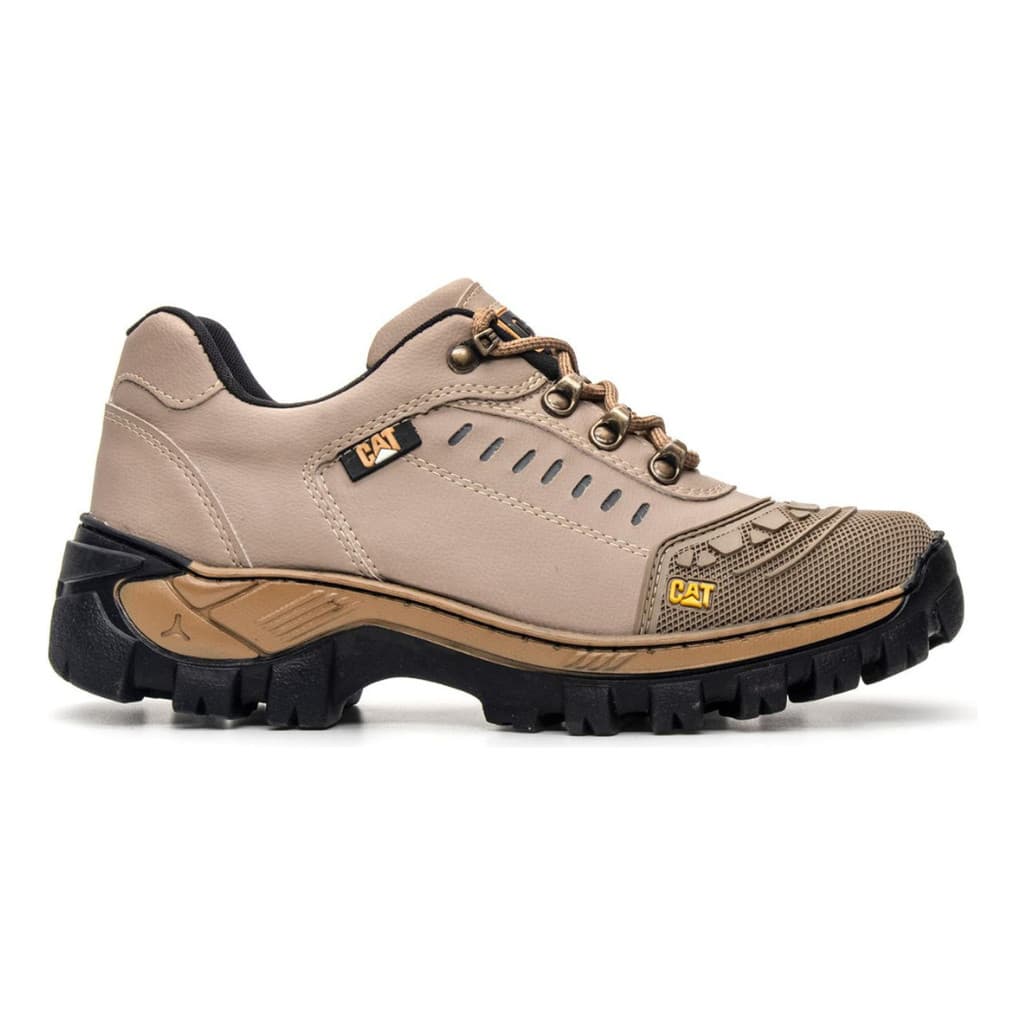 Bota Caterpillar Masculina Cano Baixo Leve Confortável Nl446